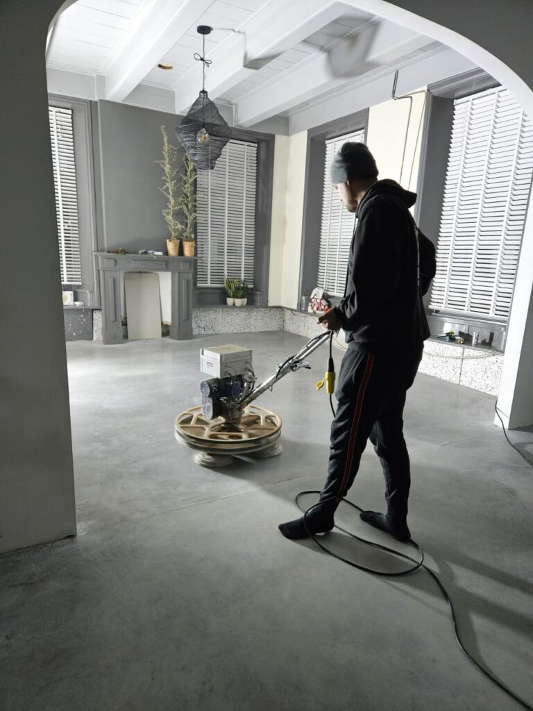 Woonbeton afwerking (Designbeton)